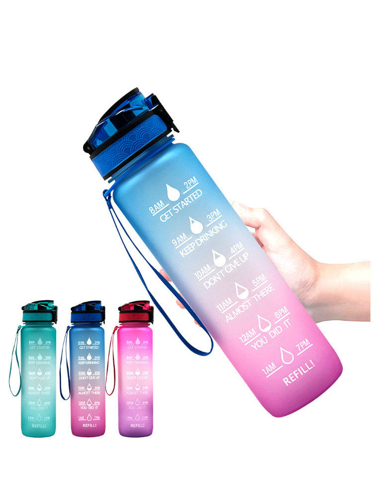 Transparent Flask Water Bottle 1000ml