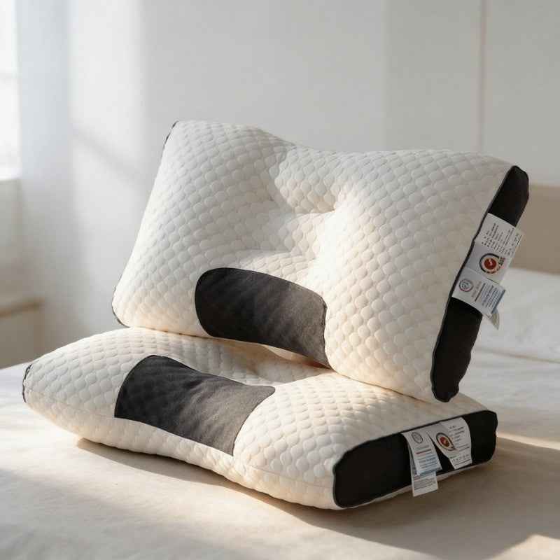 2PCS Cervical Orthopedic Pillow Neck Sholder Support Pain Relief Soft Pillows