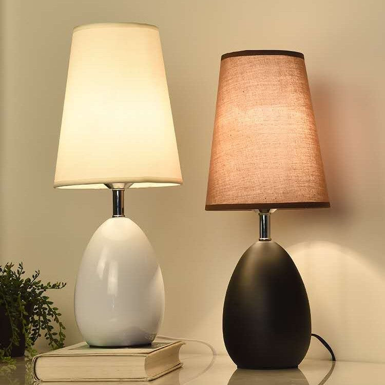 Touch Dimmable Bedside Table Lamp In Bedroom