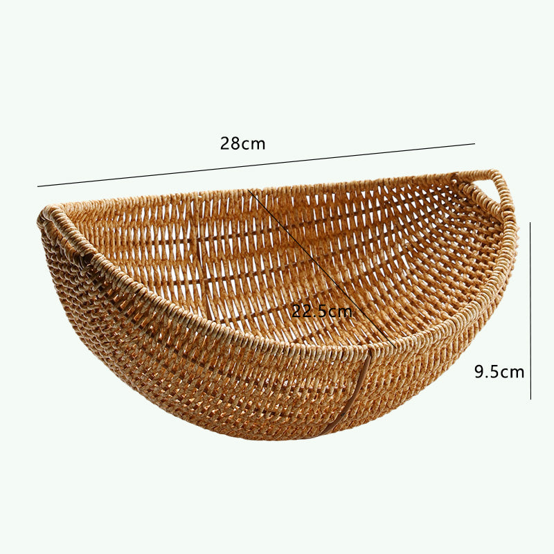 Multi-layer Plastic Rattan Fruit Plate