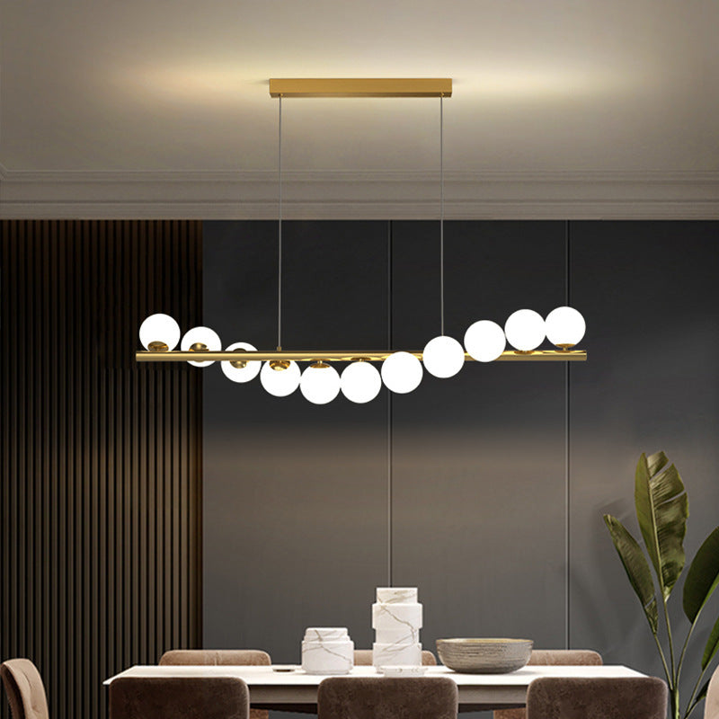 Starry Glass Linear Chandelier