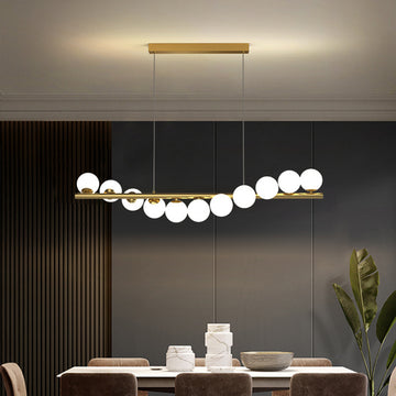 Starry Glass Linear Chandelier
