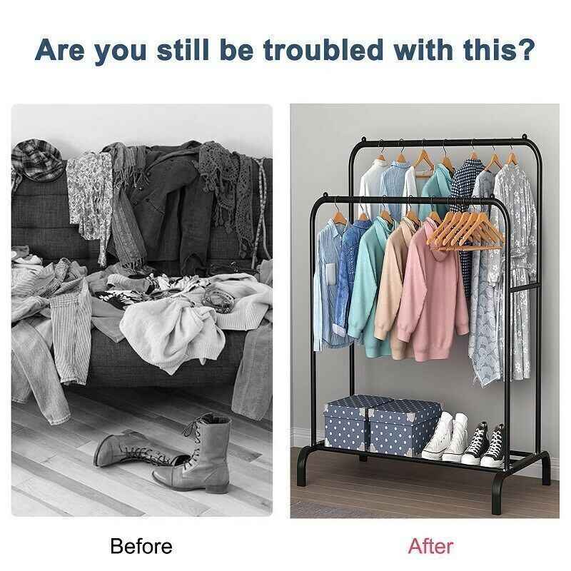Clothes Rail Hanging Rack Garment Display