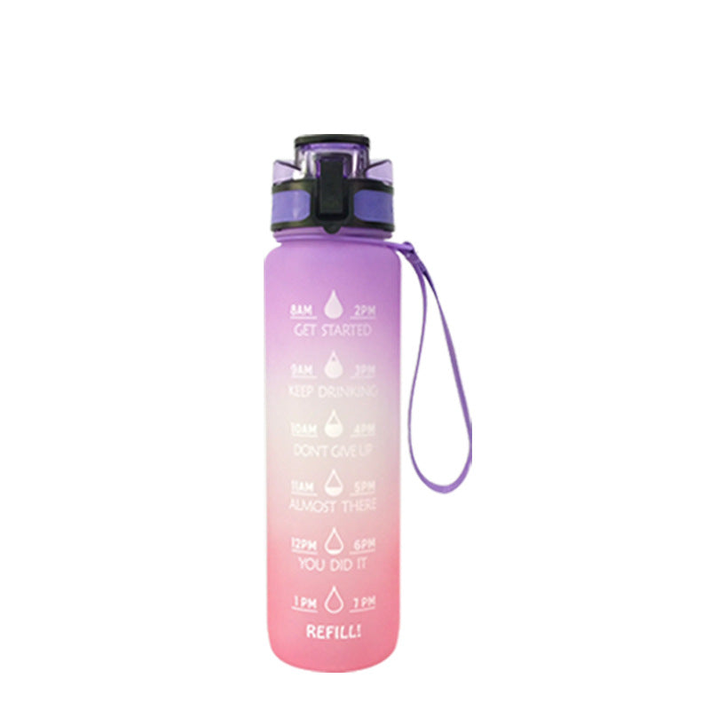 Flacon transparent Bouteille d'eau 1000ml