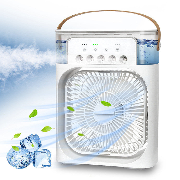 3 In 1 Air Humidifier Cooling USB Fan LED Night