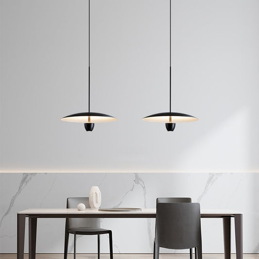 NORA black minimalist LED pendant light