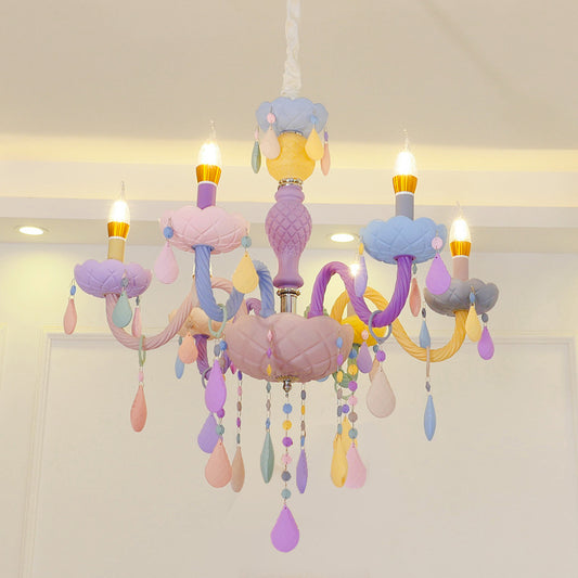 LUMÉLLE rainbow glass chandelier – image 1