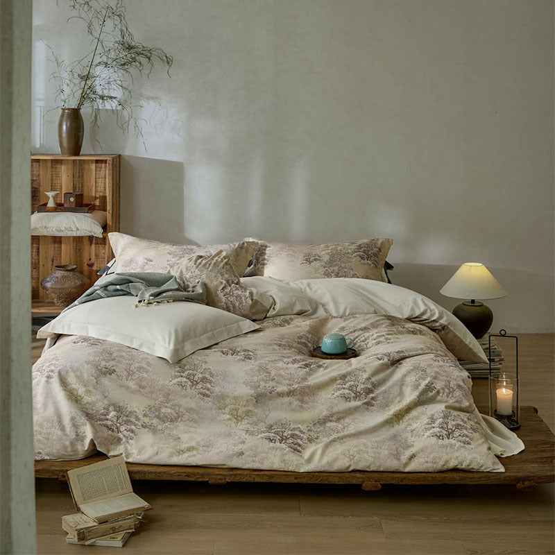 ZENILE   Double Bed Sheet Four-piece Set