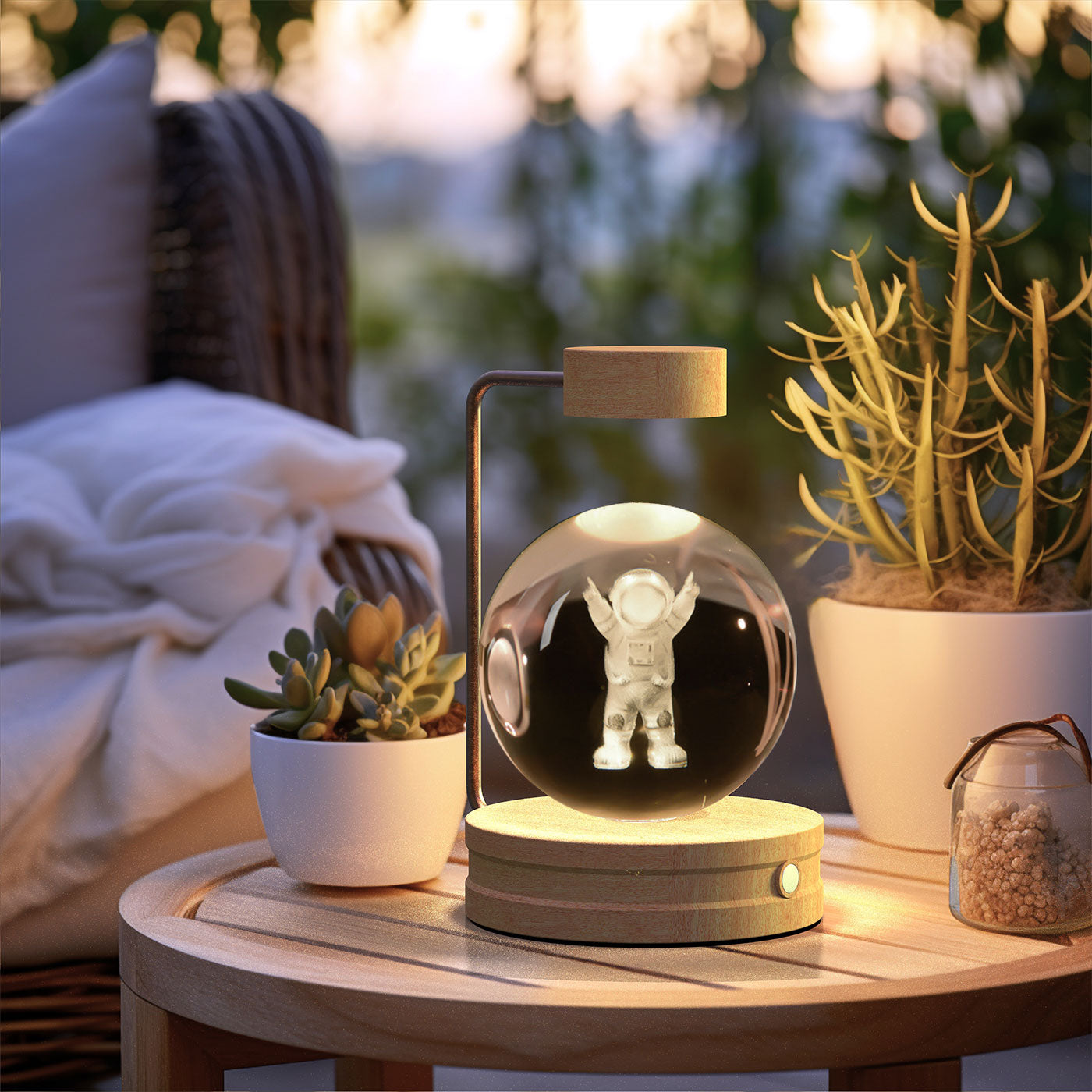 Crystal Ball  Night Light USB