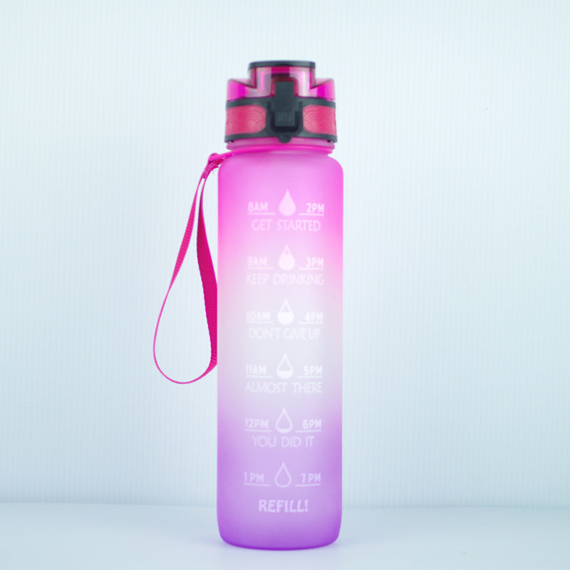 Transparent Flask Water Bottle 1000ml