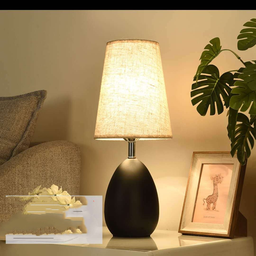 Touch Dimmable Bedside Table Lamp In Bedroom