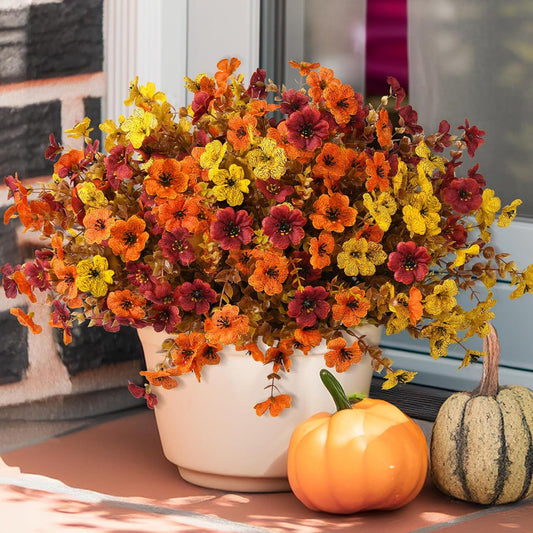 Artificial Autumn Flower Bush