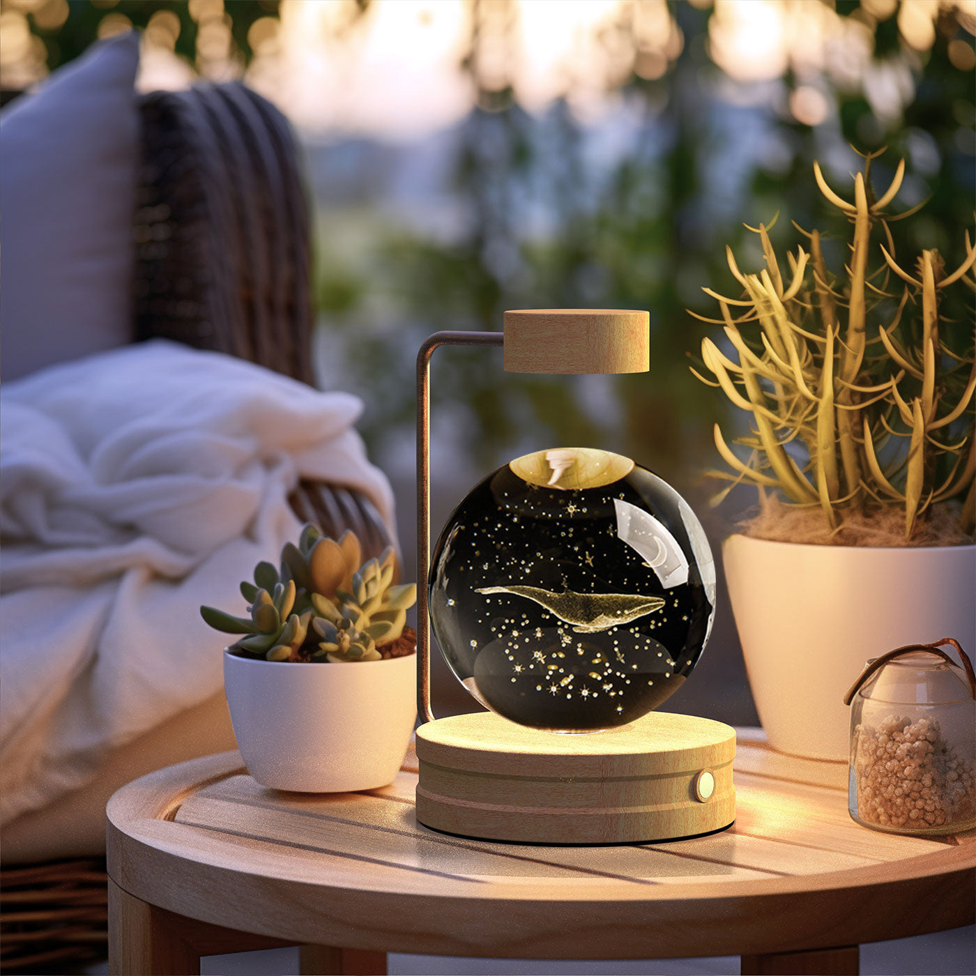 Crystal Ball  Night Light USB