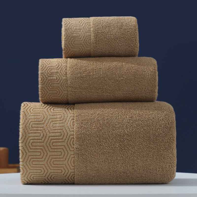 Cotton Towels Three-piece  Set