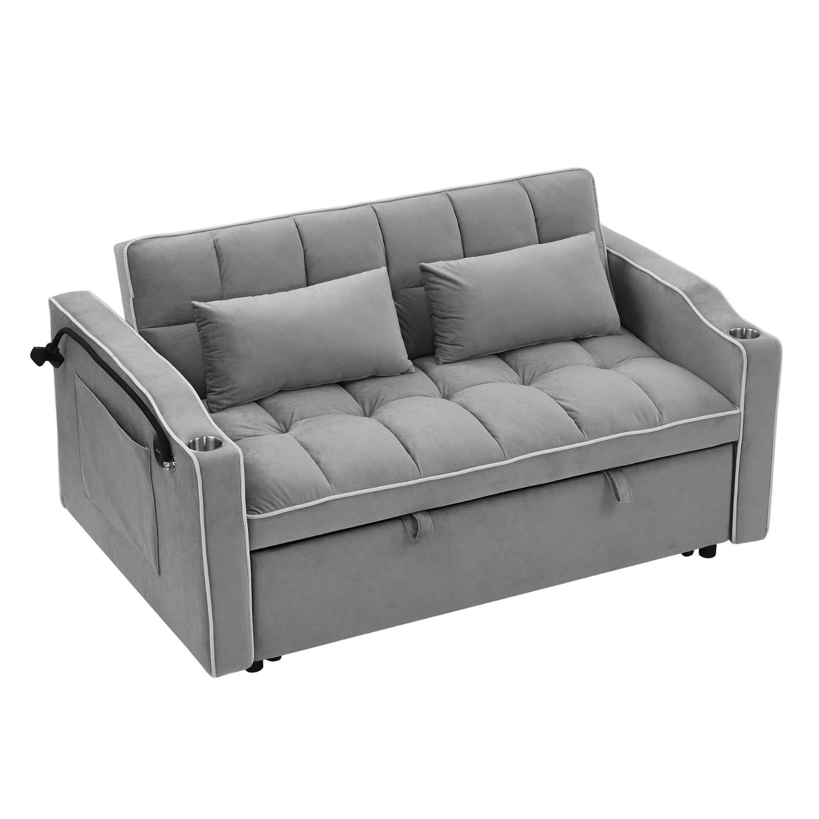 JAVESY  Versatile Foldable Sofa Bed In 3 Lengths, Modern