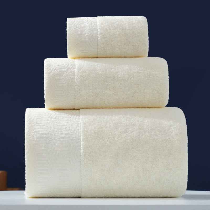 Cotton Towels Three-piece  Set