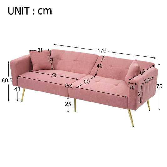 SOLACE Modern Sofa Bed PINK