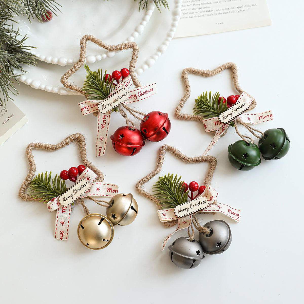 Metal Christmas Bell Ornament