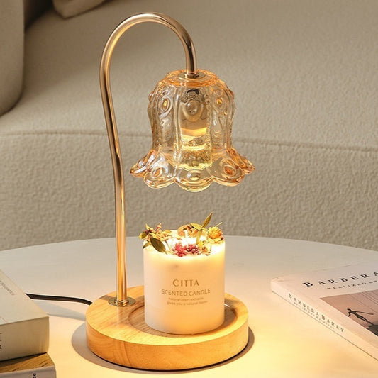 LILORA floral candle warmer lamp – image 1