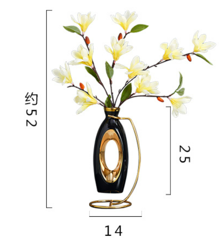 Armoire porte-fleurs vase nordique