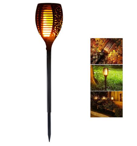 Solar Flame Flickering Garden Led Light Outdoor