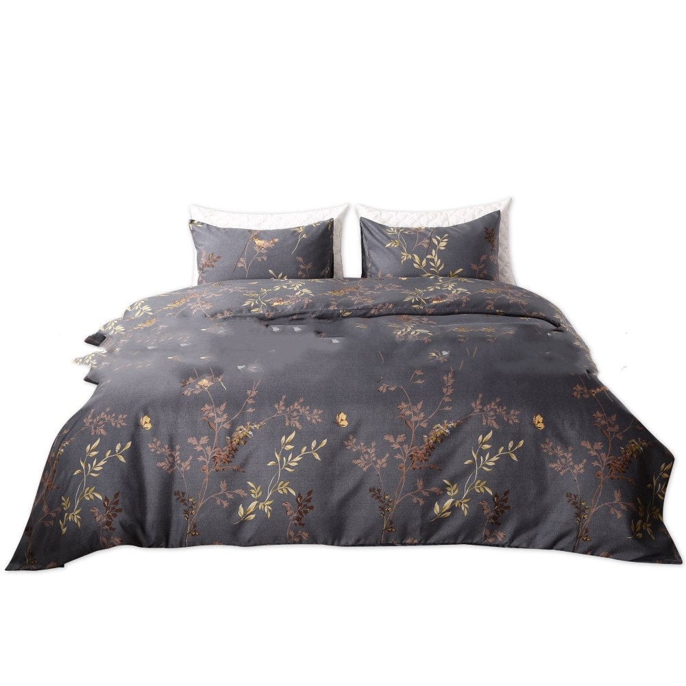 Duvet Cover Double Three-piece Set Bed Quilt