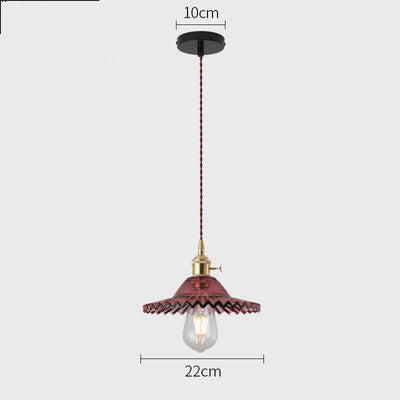 Nordic Glass Chandelier Old Retro