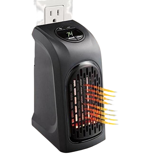 Portable Electric Wall Heater Plug