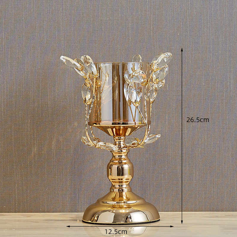 Kayluz Crystal Glass Candle Holder - Kayluz Home