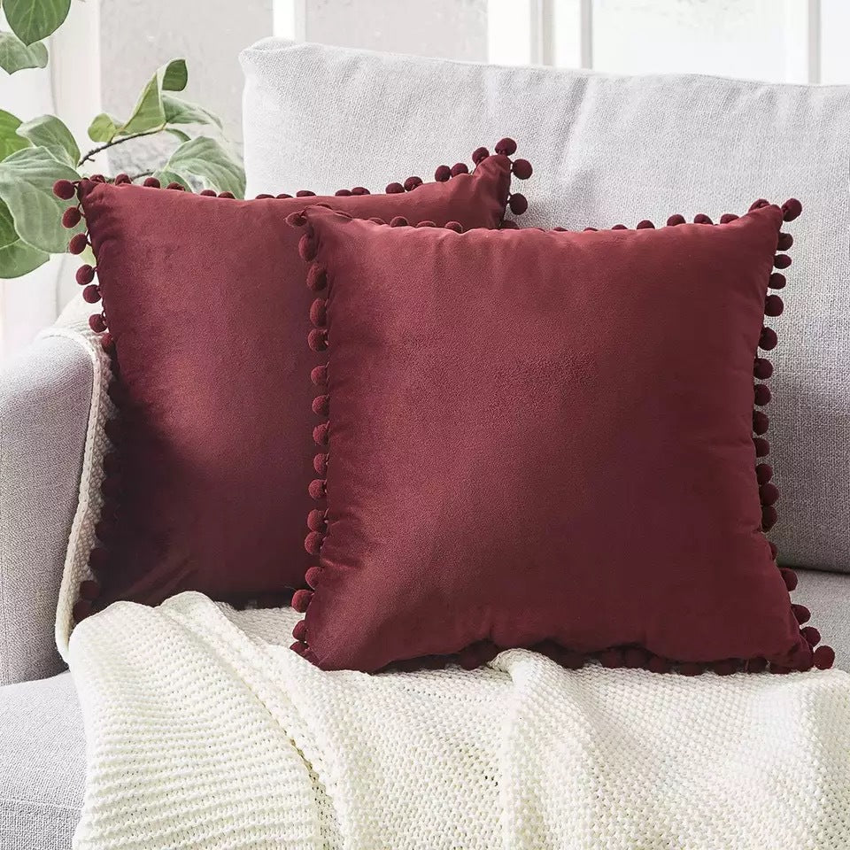 Pillow Plush Ball Cover Velvet