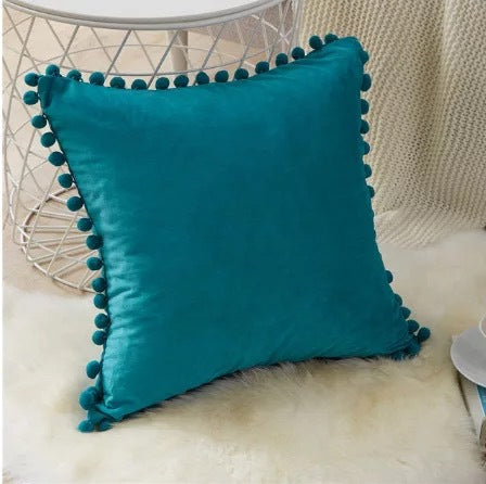 Pillow Plush Ball Cover Velvet