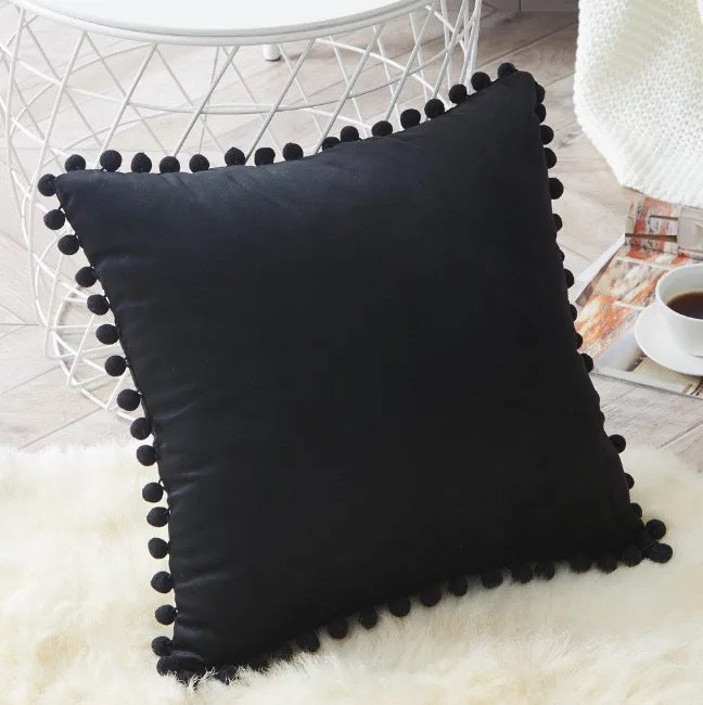 Pillow Plush Ball Cover Velvet