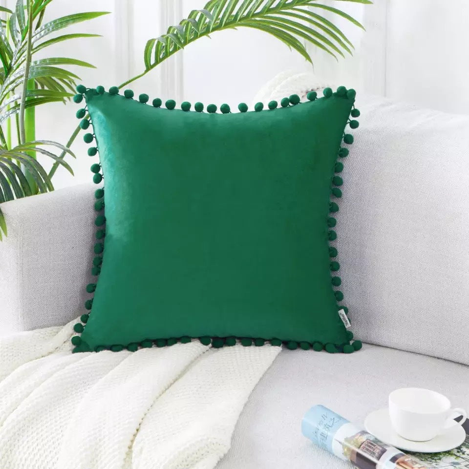 Pillow Plush Ball Cover Velvet