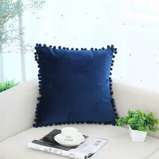 Pillow Plush Ball Cover Velvet