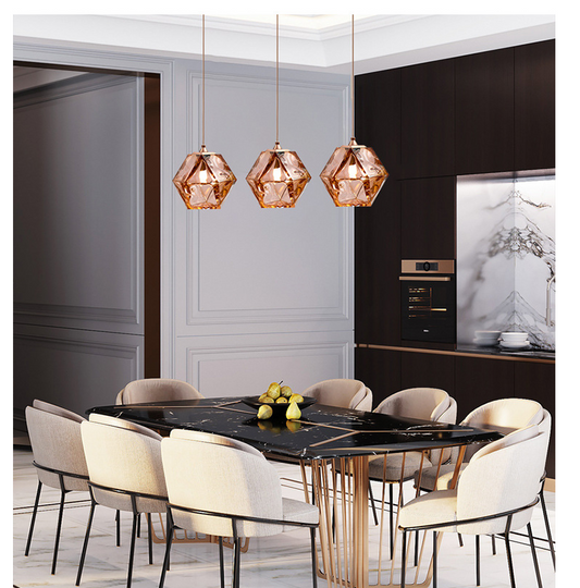 Glass Chandelier Rubik's Cube - Kayluz Home