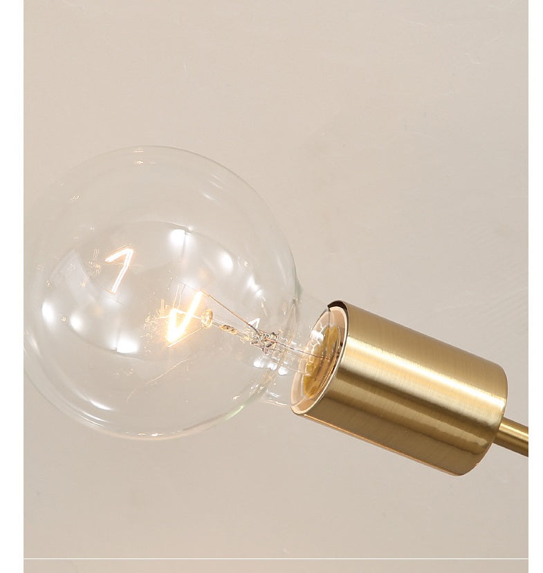 Glass Ceiling Light Gold or Black