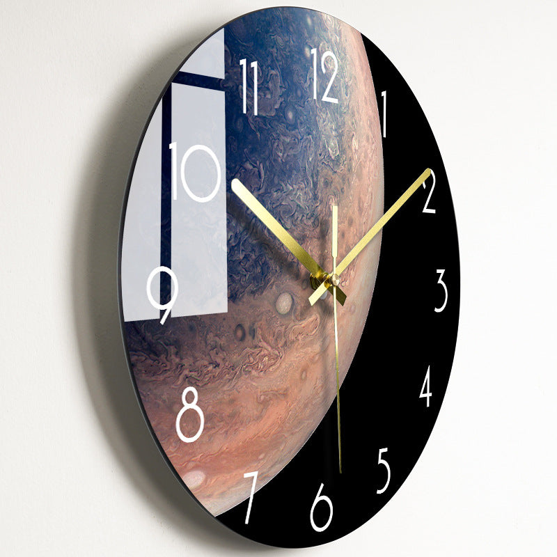 Luxus Silent Wanduhr Wohnzimmer Glasuhren Wand