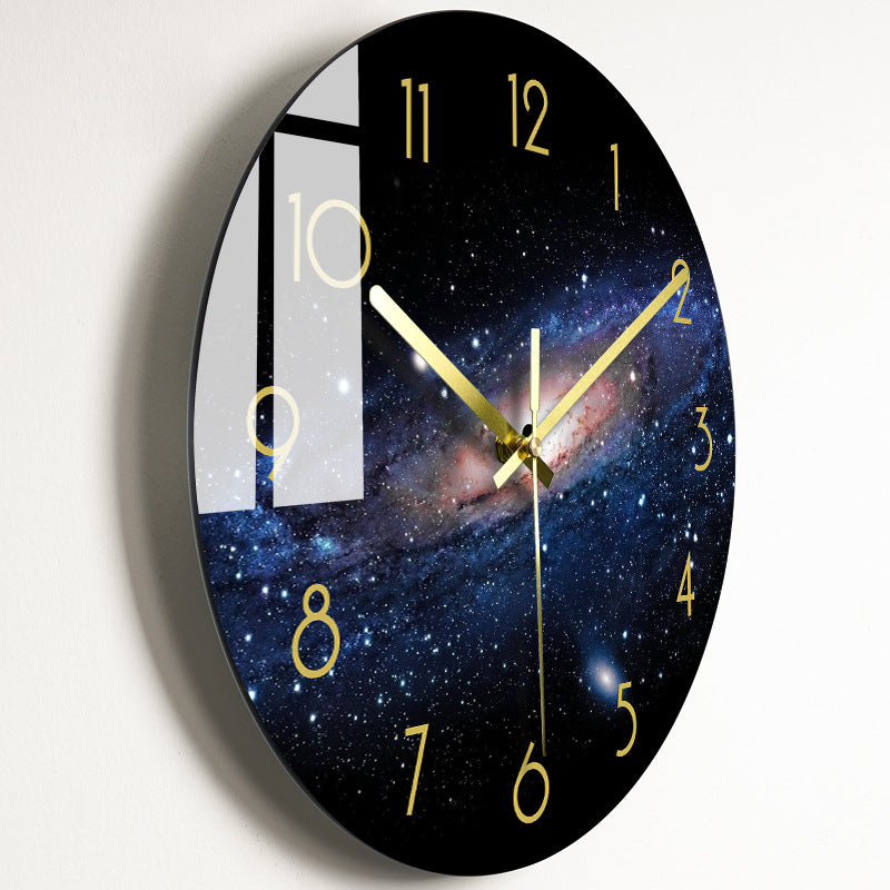 Luxus Silent Wanduhr Wohnzimmer Glasuhren Wand