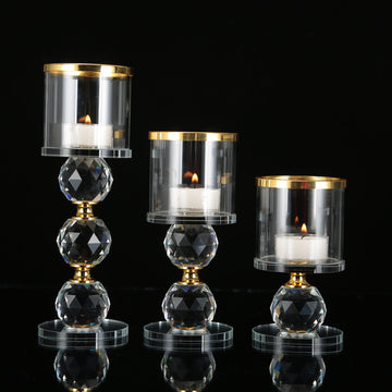 Romantic Crystal Candle Holder - Kayluz Home