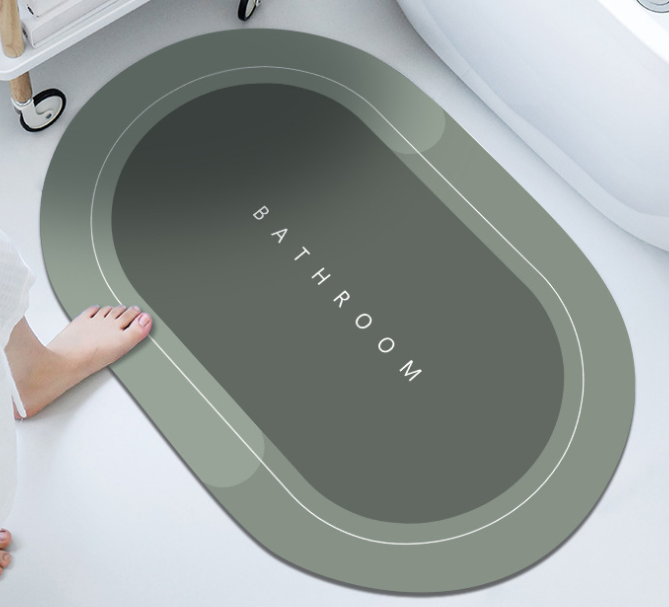 Bathroom Absorbent And Quick drying Floor Mat