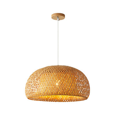 Bamboo Woven Simple Chandelier