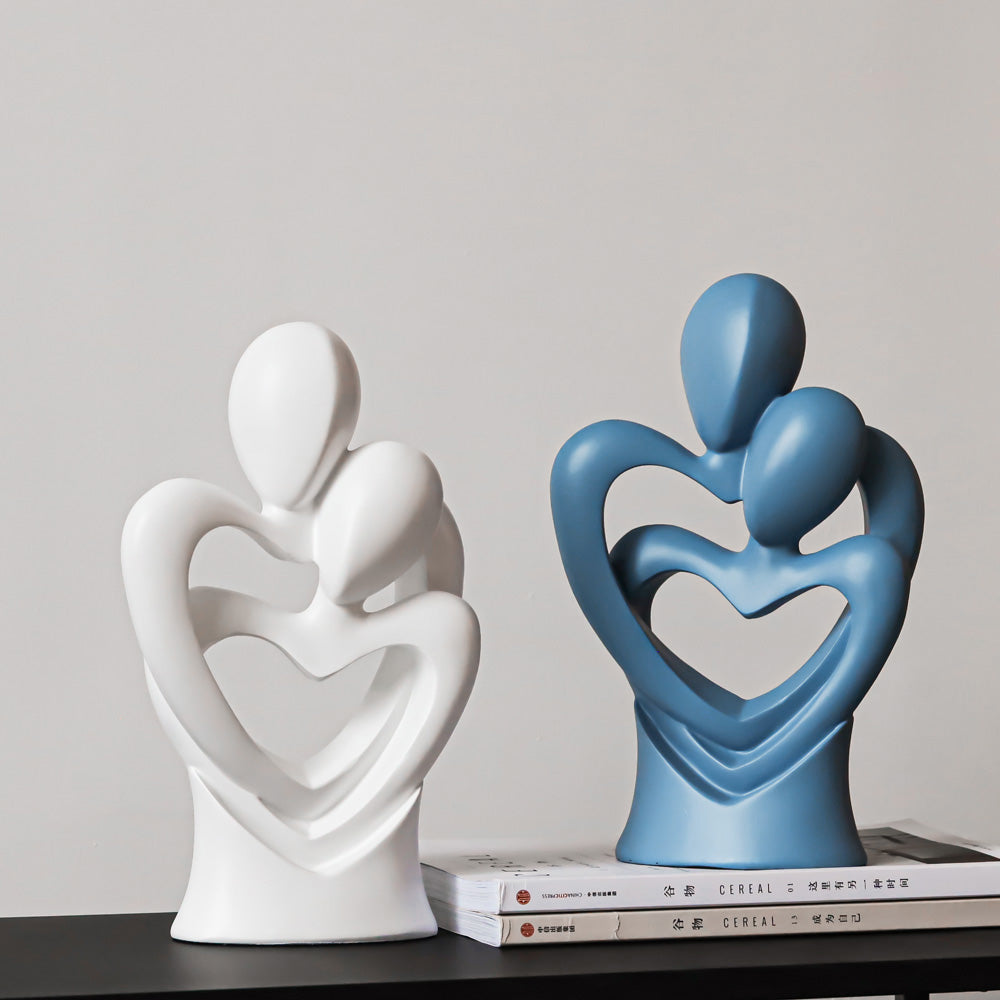 Abstract Couple Resin Sculpture Ornaments