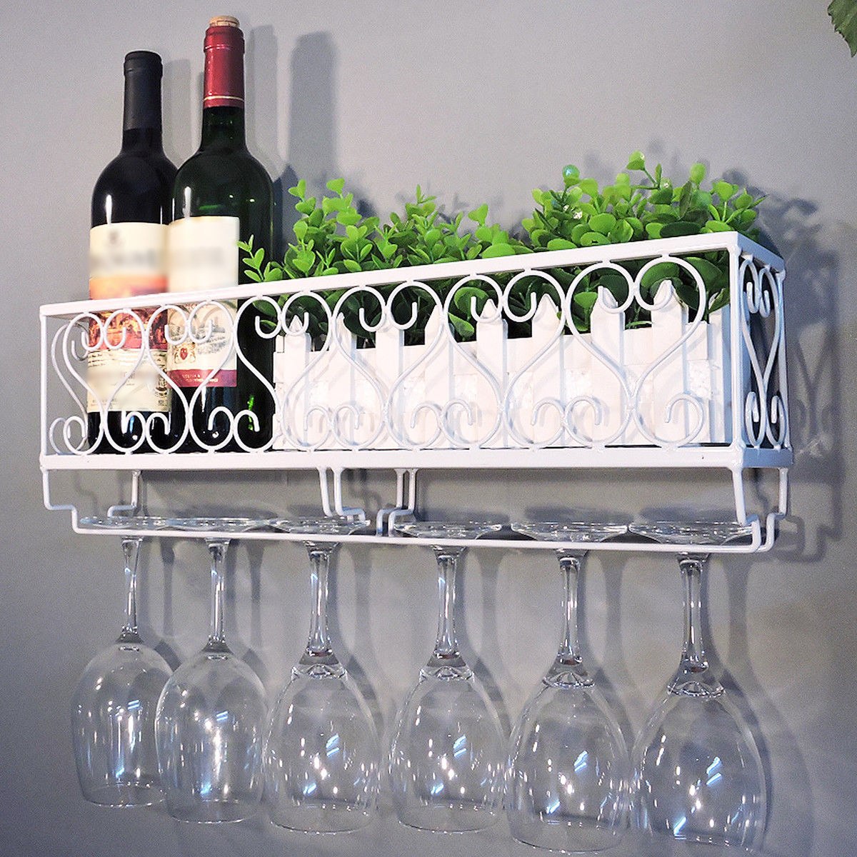 ottle Tray With Glass Door Home Bar Décor