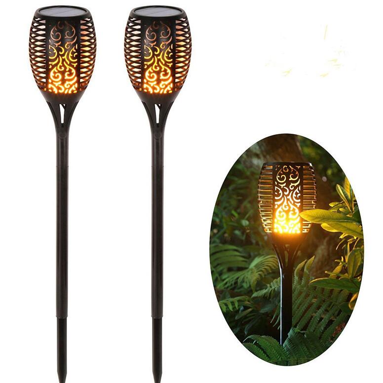 Solar Flame Flickering Garden Led Light Outdoor