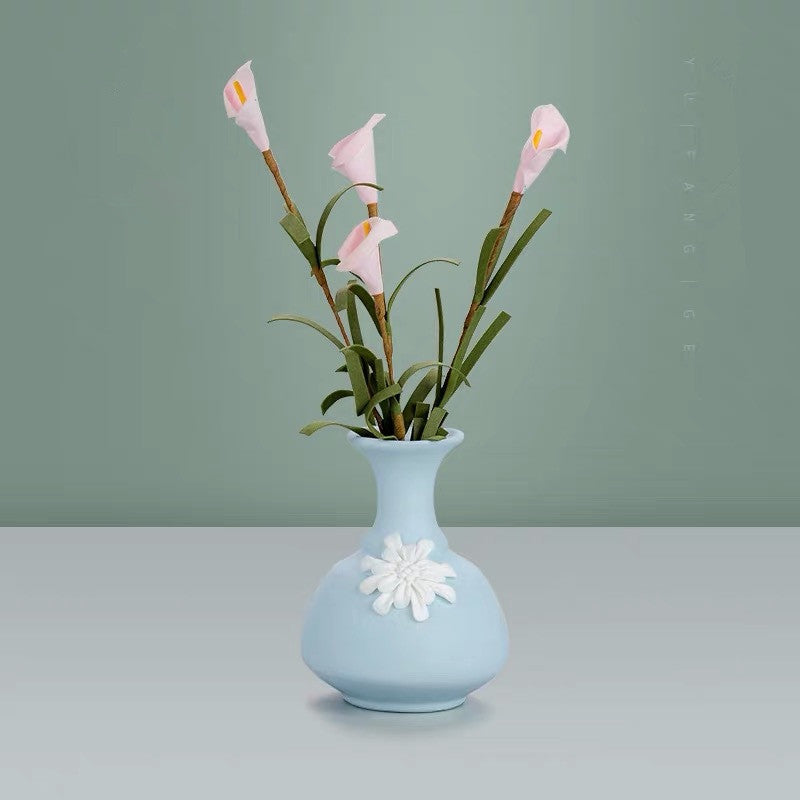 Sky Blue handmade Ceramic Vase