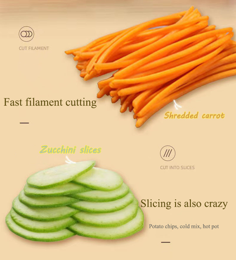 Multifunctional Drum Vegetable Slicer