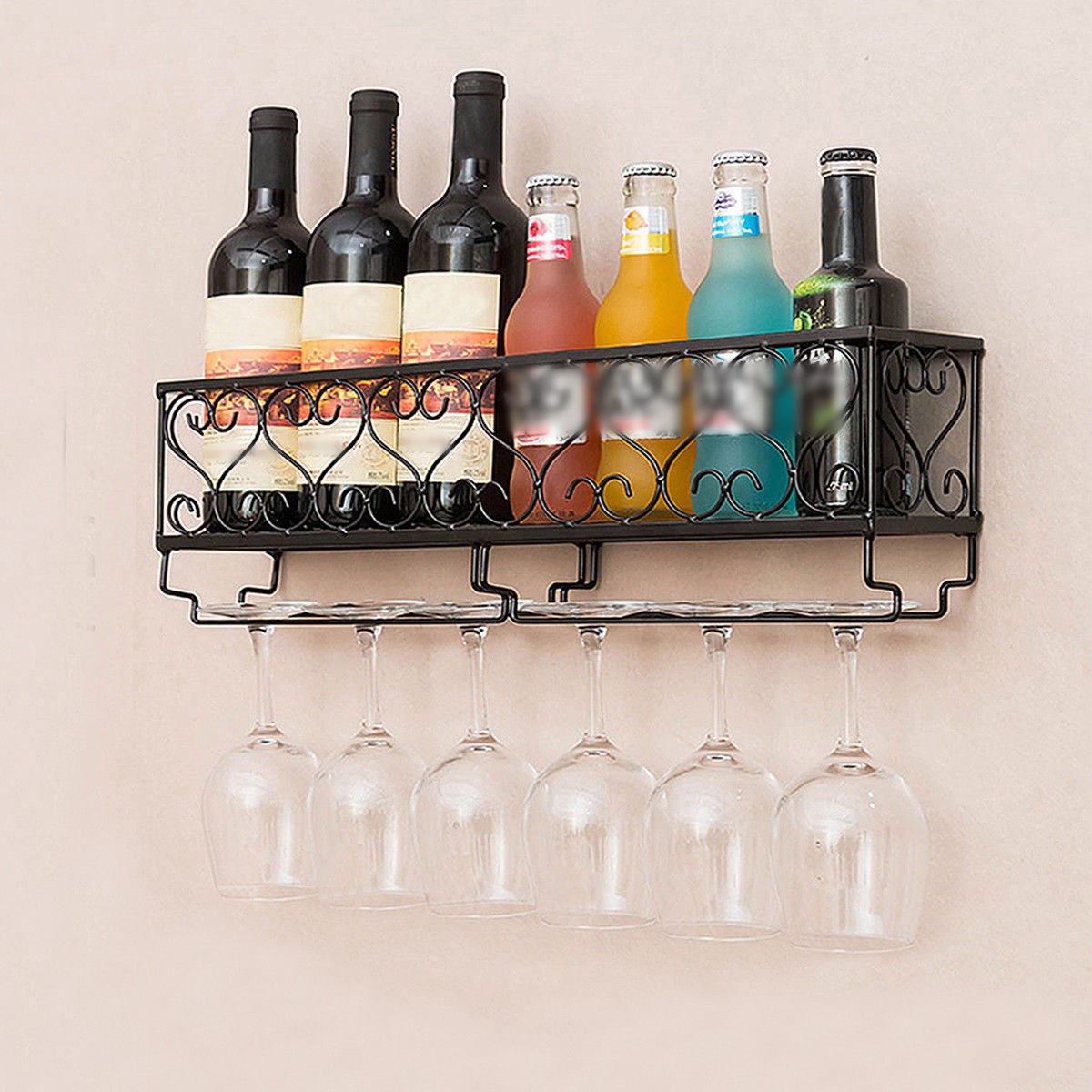 ottle Tray With Glass Door Home Bar Décor