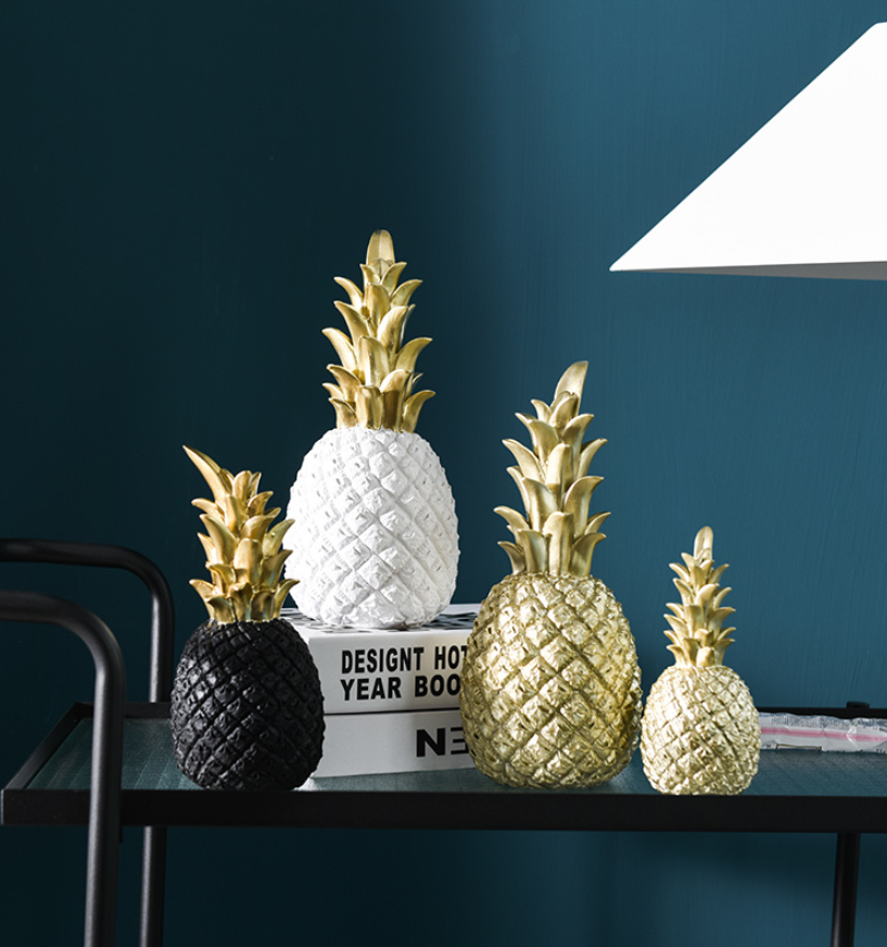 Golden Pineapple Creative Resin Crafts Ornaments