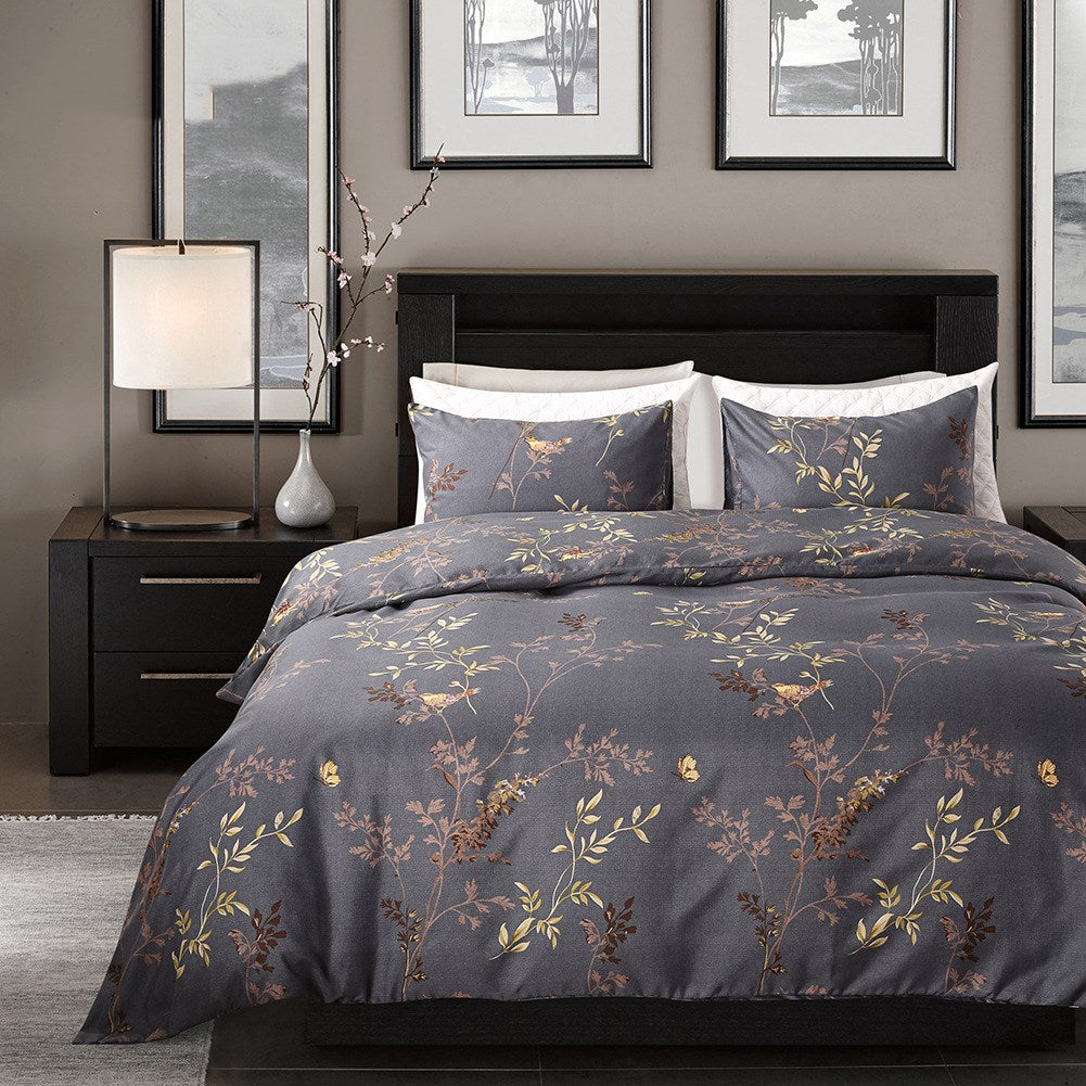 Duvet Cover Double Three-piece Set Bed Quilt