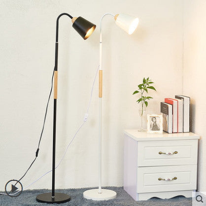 Simple Modern Dimmable Remote Control Reading Floor Table Lamp